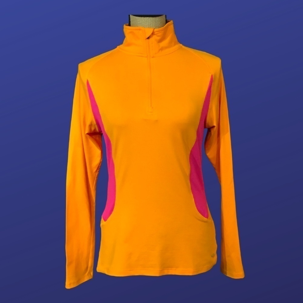 Champion Semi-Fitted Lightweight Training Shirt, ORANGE/PINK, Size Small, NWOT